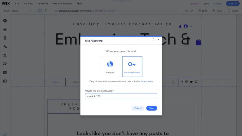Wix — Design, интерфейс, скриншот 1319