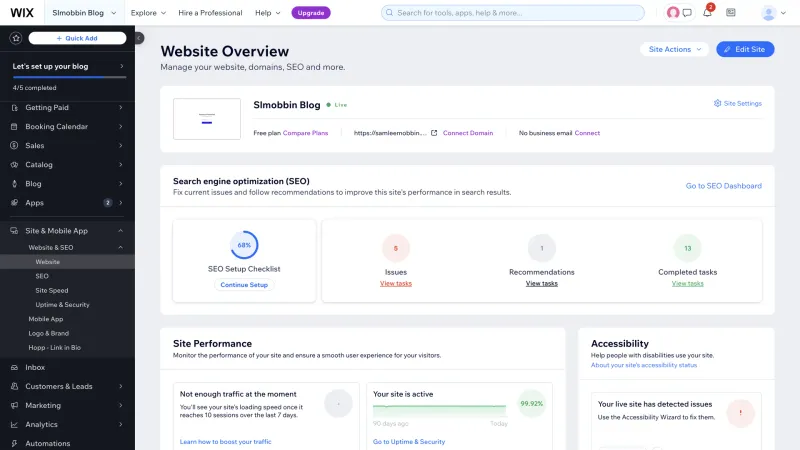 Wix — Design, интерфейс, скриншот 1340