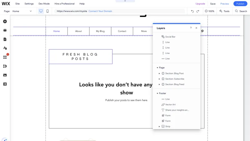 Wix — Design, интерфейс, скриншот 1341