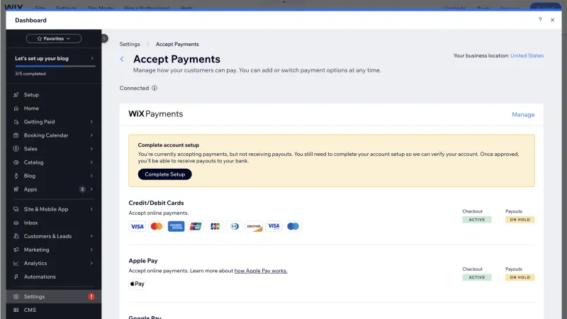 Wix — Design, интерфейс, скриншот 1346