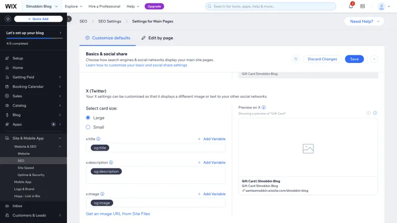 Wix — Design, интерфейс, скриншот 1350