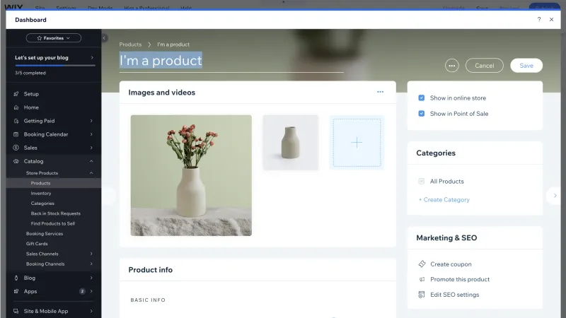 Wix — Design, интерфейс, скриншот 1362