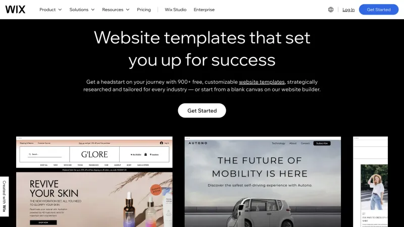 Wix — Design, интерфейс, скриншот 1375