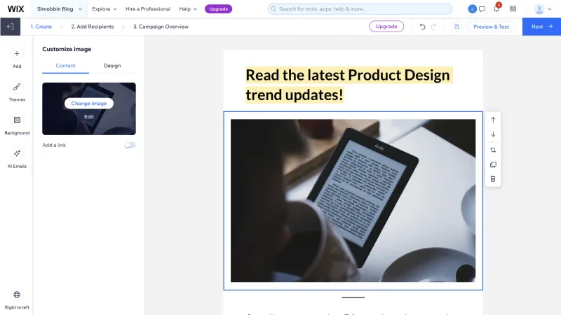 Wix — Design, интерфейс, скриншот 1396