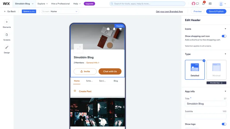 Wix — Design, интерфейс, скриншот 1398