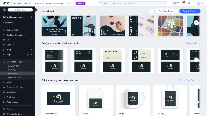 Wix — Design, интерфейс, скриншот 1402