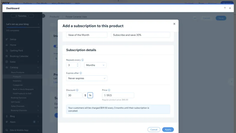 Wix — Design, интерфейс, скриншот 1407