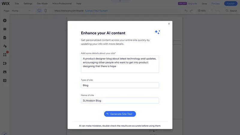 Wix — Design, интерфейс, скриншот 1409