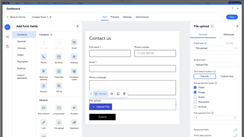 Wix — Design, интерфейс, скриншот 1414