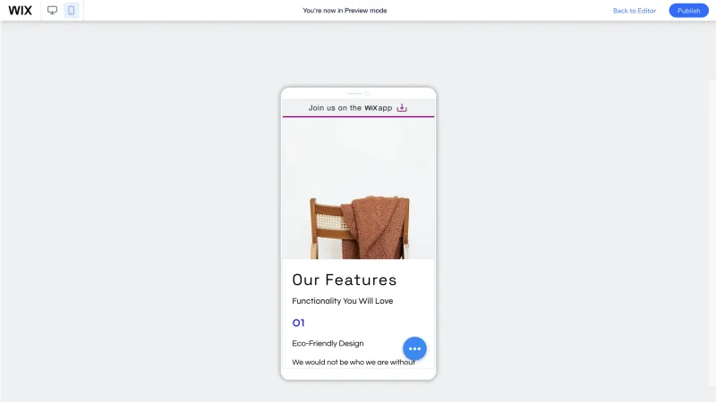 Wix — Design, интерфейс, скриншот 1425