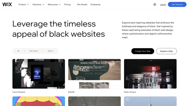 Wix — Design, интерфейс, скриншот 1432