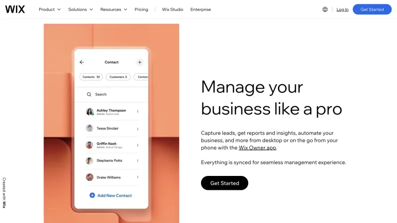 Wix — Design, интерфейс, скриншот 1433