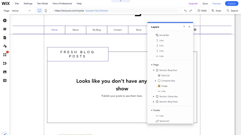 Wix — Design, интерфейс, скриншот 1451