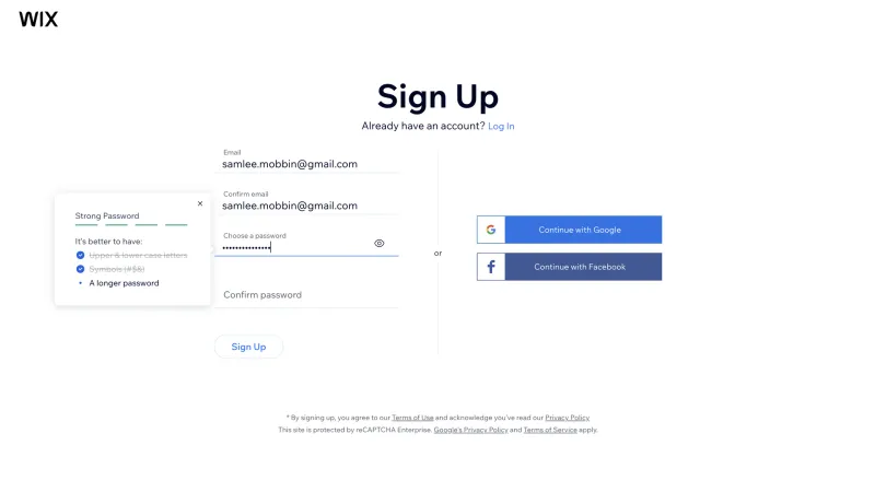 Wix — Design, интерфейс, скриншот 1480