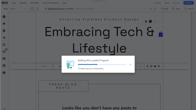 Wix — Design, интерфейс, скриншот 1484