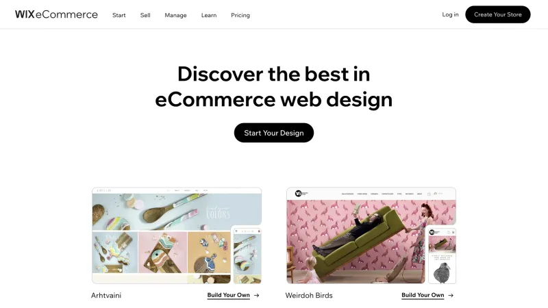 Wix — Design, интерфейс, скриншот 1485