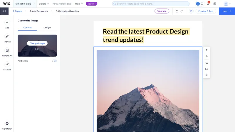 Wix — Design, интерфейс, скриншот 1504