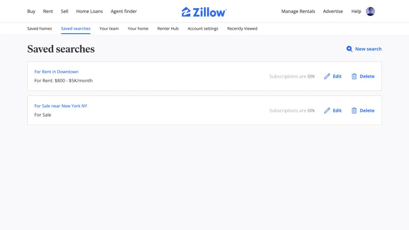 Zillow — Real Estate, интерфейс, скриншот 8/600